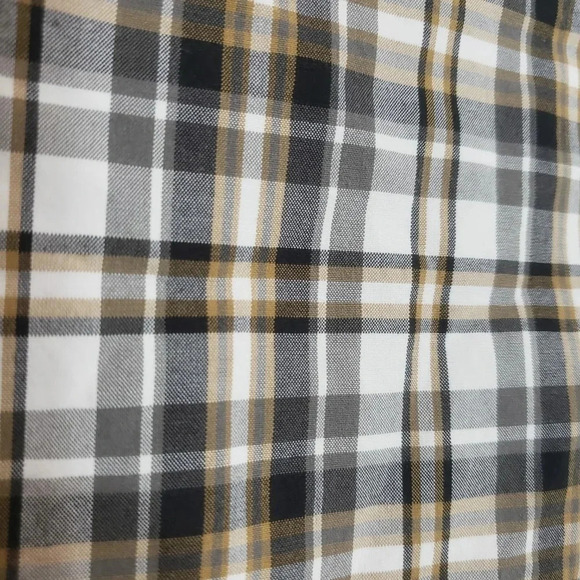 Carhartt Mens Gray/ Brown Plaid Short Sleeve Outdoorsman Shirt.,size XXL. - Picture 6 of 6